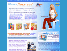 Tablet Screenshot of funcercise.com
